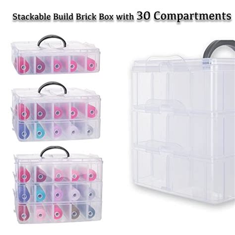 stackable sewing thread storage containers